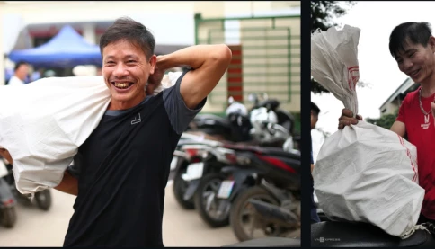 Mang bao tải đi đựng tiền - Tại sao tiền đền bù giải phóng mặt bằng là tiền mặt?