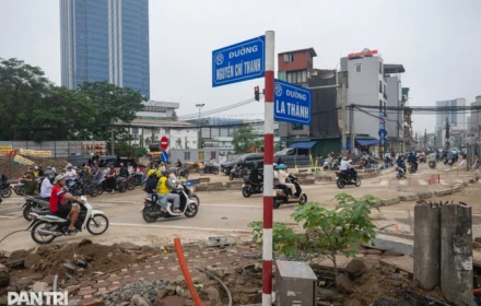 Người dân ngỡ ngàng "bật ngửa" ngày đầu phân luồng nút La Thành - Nguyễn Chí Thanh