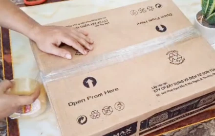 Mẹo cắt băng dính bằng 2 ngón tay, vừa nhanh vừa tiện