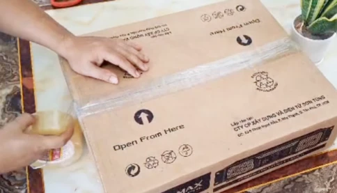 Mẹo cắt băng dính bằng 2 ngón tay, vừa nhanh vừa tiện