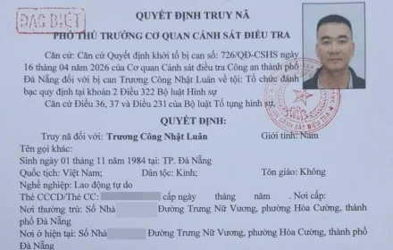 Phát lệnh truy nã đặc biệt nghi phạm cầm đầu đường dây cá độ liên tỉnh