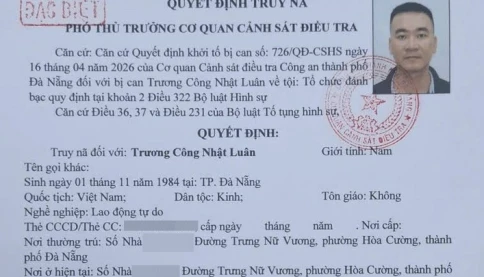 Phát lệnh truy nã đặc biệt nghi phạm cầm đầu đường dây cá độ liên tỉnh