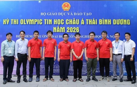 6 học sinh Việt Nam đoạt huy chương Olympic tin học châu Á Thái Bình Dương