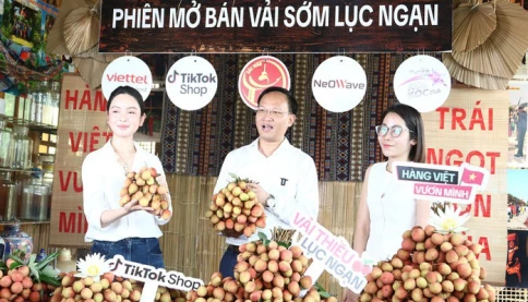 Phó chủ tịch tỉnh trực tiếp livestream bán vải thiều, chốt gần 5.000 đơn chỉ trong một ngày