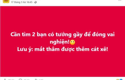 Công an phường đăng tuyển 2 người gầy để đóng vai nghiện và cái kết