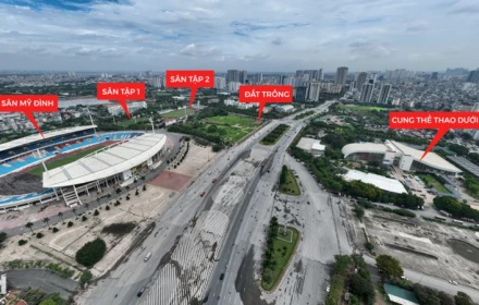 Hình ảnh mới nhất Khu liên hợp thể thao Mỹ Đình trước ngày bàn giao về Bộ Quốc phòng