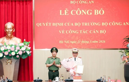Bộ Công an điều động, bổ nhiệm nhân sự cấp tướng tại hai đơn vị