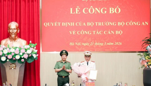 Bộ Công an điều động, bổ nhiệm nhân sự cấp tướng tại hai đơn vị