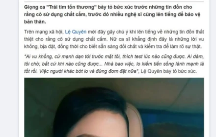 Ca sĩ Lệ Quyên nói gì về tin đồn sử dụng chất c.ấ.m