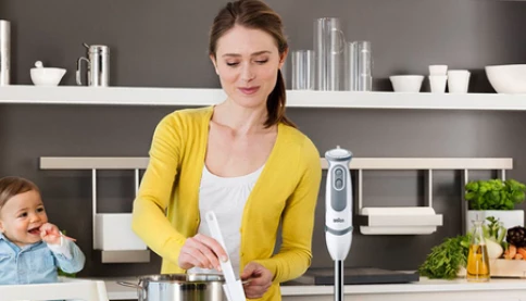 Hàng tốt, giá tốt: Máy xay cầm tay Braun MQ5200CN công suất mạnh, 21 tốc độ xay, thiết kế chống văng thông minh