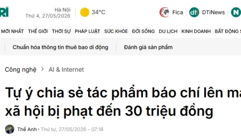 Rất nhiều người sẽ bị phạt 30 triệu vì chia sẻ "bài báo", "thông tin báo chí" trên mạng?