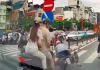Hà Nội: Truy tìm cô gái đi xe máy cắt đầu loạt phương tiện gây va chạm liên hoàn rồi rời khỏi hiện trường