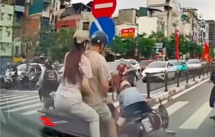 Hà Nội: Truy tìm cô gái đi xe máy cắt đầu loạt phương tiện gây va chạm liên hoàn rồi rời khỏi hiện trường