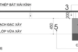 Cách chống thấm giếng trời bị mưa hắt