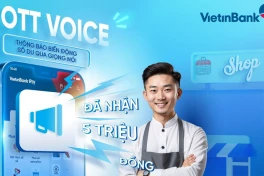 Cách bật thông báo số dư qua giọng nói trên ứng dụng VietinBank