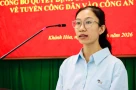 Vợ thiếu tá hy sinh được tuyển vào ngành công an: “Tôi muốn tiếp tục con đường anh đã chọn”
