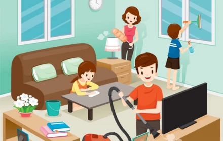 Dạy con học giỏi thôi chưa đủ còn phải viết làm việc nhà giúp bố mẹ