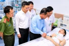 Trung tá Công an trọng thương khi khống chế đối tượng nghiện ma túy
