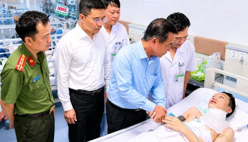 Trung tá Công an trọng thương khi khống chế đối tượng nghiện ma túy