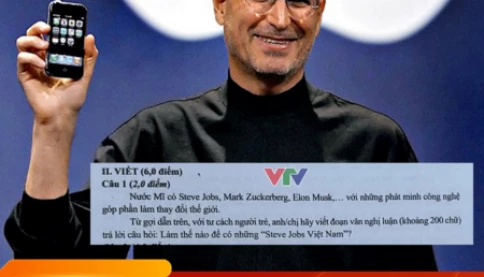 Đề Văn tốt nghiệp THPT 2026 gây chú ý với câu hỏi về “Steve Jobs Việt Nam”