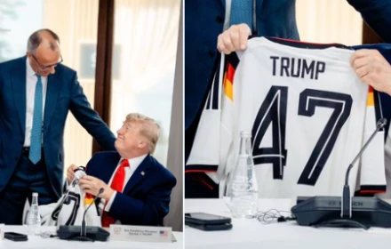 Thủ tướng Đức tặng quà Tổng thống Trump, kèm một câu đầy ẩn ý