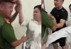 Khởi tố người phụ nữ chửi bới, tát, đạp và cắn cán bộ công an ở Thái Nguyên