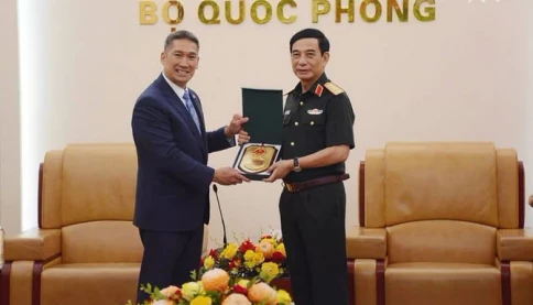 🇻🇳🤝🇺🇸 ĐẠI TƯỚNG PHAN VĂN GIANG TIẾP QUYỀN BỘ TRƯỞNG BỘ HẢI QUÂN HOA KỲ HÙNG CAO