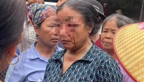 Nguyên nhân người bán rau bị xịt nước đến chảy máu mặt ở Phú Thọ