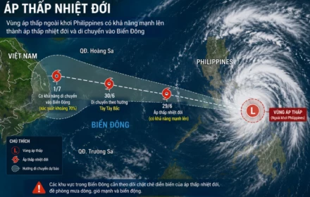 Miền Bắc sắp đón mưa lớn diện rộng, Biển Đông dự báo có áp thấp nhiệt đới