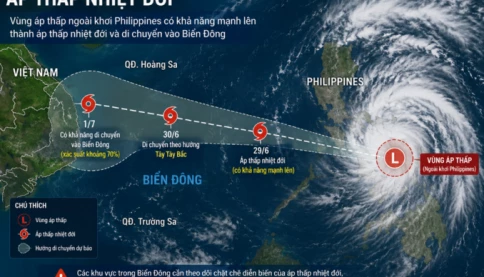 Miền Bắc sắp đón mưa lớn diện rộng, Biển Đông dự báo có áp thấp nhiệt đới