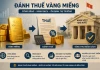 Bộ Tài chính lên tiếng về thông tin đánh thuế vàng miếng từ ngày 1/7