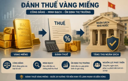 Bộ Tài chính lên tiếng về thông tin đánh thuế vàng miếng từ ngày 1/7