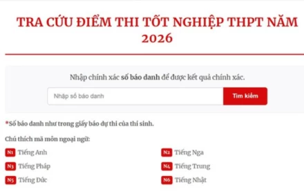 Tra cứu Điểm thi tốt nghiệp THPT, phổ điểm thi năm 2026, các mốc thời gian tuyển sinh đại học