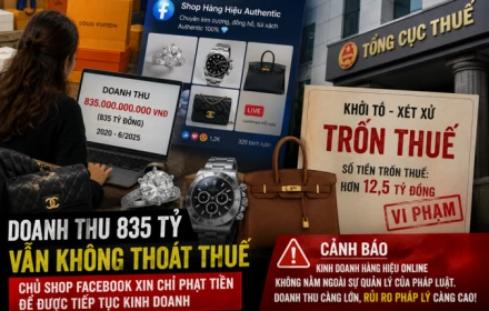Bán hàng online doanh thu 835 tỷ đồng: Ra tòa mới biết "không thể trốn thuế mãi"