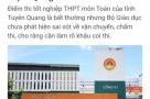 Không có gì bất ngờ nếu "mưa" điểm 10 Toán ở chuyên Tuyên Quang là ở khâu coi thi lỏng lẻo
