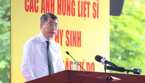 Phát biểu của Thủ tướng Lê Minh Hưng tại lễ triển khai tìm kiếm, quy tập hài cốt liệt sĩ tại Công viên Lê Thị Riêng