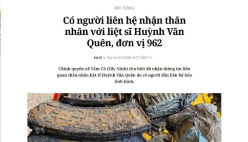 Em trai liệt sĩ Huỳnh Văn Quên được tìm thấy tại Công viên Lê Thị Riêng vừa qua đã liên hệ!