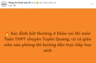 Vụ mưa điểm 10 Toán ở chuyên Tuyên Quang, câu hỏi nhức nhối: Vì sao học chuyên mà phải gian lận?