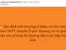 Vụ mưa điểm 10 Toán ở chuyên Tuyên Quang, câu hỏi nhức nhối: Vì sao học chuyên mà phải gian lận?
