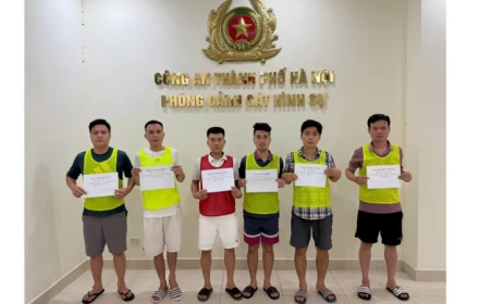6 người bị bắt trong đường dây cá độ bóng đá hàng tỷ đồng ở Hà Nội
