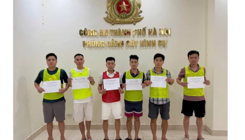 6 người bị bắt trong đường dây cá độ bóng đá hàng tỷ đồng ở Hà Nội