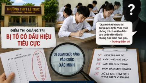 Điểm thi Quảng Trị bị tố có dấu hiệu bất thường: Trưởng điểm thi nói gì?