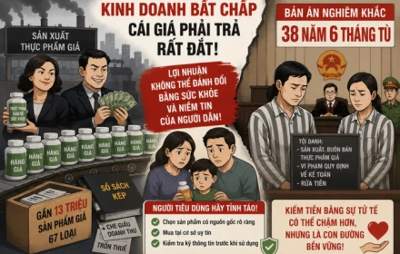 Kinh doanh bất chấp sức khỏe người dân: Cái giá phải trả là bản án nghiêm khắc