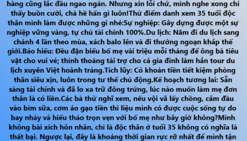 "Nếu lấy chồng sớm, liệu tôi có được tự do như bây giờ?" – Góc nhìn gây tranh cãi của một phụ nữ 35 tuổi