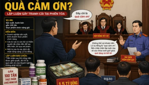 TRÒ ĐÙA HAY SAO MÀ GỌI 1,5 TỶ ĐỒNG LÀ "QUÀ CẢM ƠN"?