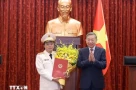 Thứ trưởng Bộ Công an Đặng Hồng Đức được thăng quân hàm Thượng tướng