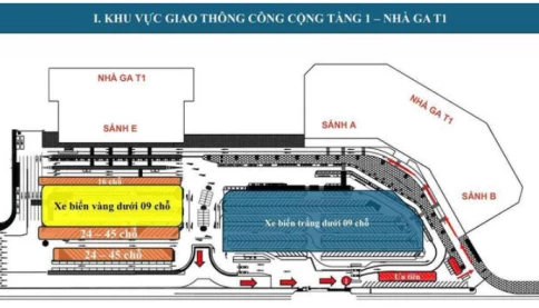Đến Nội Bài từ hôm nay, gọi Grab, Xanh SM, Be... đừng đứng chờ trước cửa ga nữa, xe công nghệ phải đỗ đón điểm khác