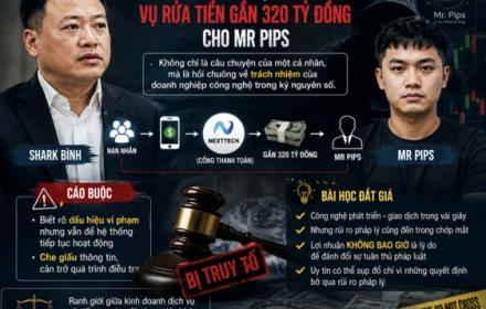 Việc Shark Bình bị truy tố trong vụ án rửa tiền cho Mr Pips: Bài học đắt giá về trách nhiệm của doanh nghiệp công nghệ