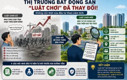 🏘️ Thị trường bất động sản đang bước vào "luật chơi" mới: Không còn thời của đầu tư theo cảm tính