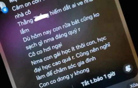 Xôn xao tin nhắn "mộng chè" tương lai nhắn tin chê con dâu rửa bát bẩn